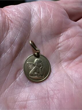 14 karat Gold Angel Pendant  - Women's Jewelry